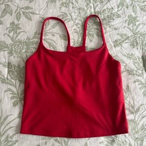 Girlfriend Collective Red Tank Top